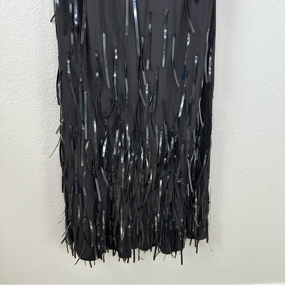 CULT GAIA Anisa Black Gown Maxi Dress SZ US 4 - Picture 4 of 11